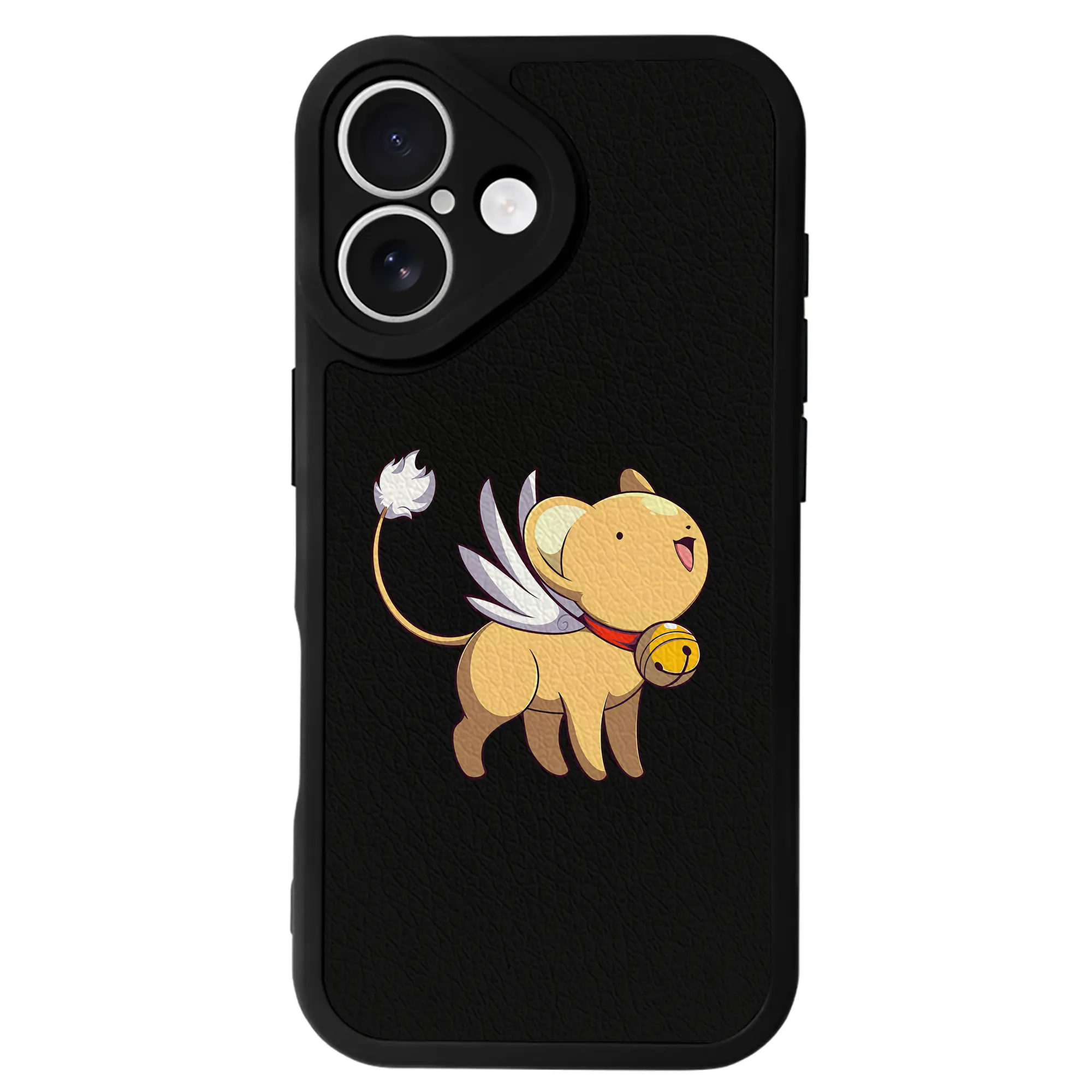 カードキャプターさくら グッズ,ケルベロス - IPhone 16シリーズ対応 ・ シリコンスマホケース ・ レザー調 ・ 高精度フィット ・ 耐衝撃 ・ ワイヤレス充電対応 ・ 精密カット